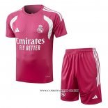 Chandal del Real Madrid 26-27 Manga Corta Rosa - Pantalon Corto