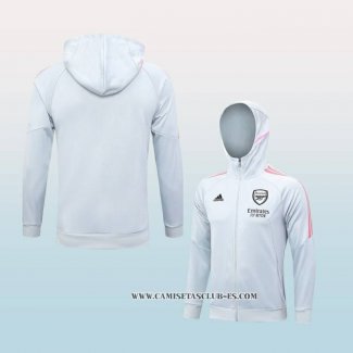 Chaqueta con Capucha del Arsenal 23-24 Gris