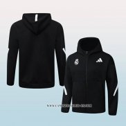 Chaqueta con Capucha del Real Madrid 25-26 Negro