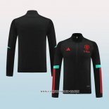 Chaqueta del Manchester United 23-24 Negro