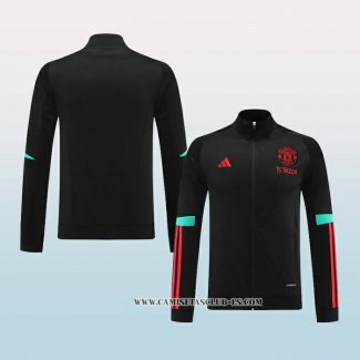 Chaqueta del Manchester United 23-24 Negro