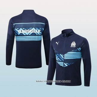 Chaqueta del Olympique Marsella 22-23 Azul Oscuro