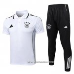 Conjunto Polo del Alemania 25-26 Blanco
