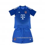 Camiseta Bayern Munich Portero Nino 25-26 Azul