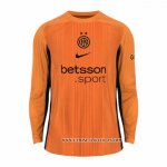 Camiseta Inter Milan Portero 25-26 Manga Larga Naranja