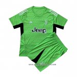 Camiseta Juventus Portero Nino 23-24 Verde