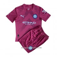 Camiseta Manchester City Portero Nino 22-23 Rojo