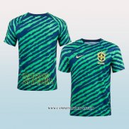 Camiseta Pre Partido del Brasil 2022 Verde