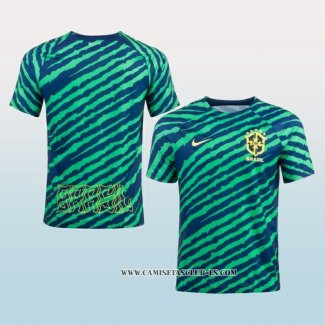 Camiseta Pre Partido del Brasil 2022 Verde