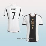 Camiseta Primera Alemania Jugador Havertz 2022