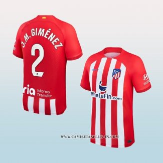 Camiseta Primera Atletico Madrid Jugador J.M.Gimenez 23-24