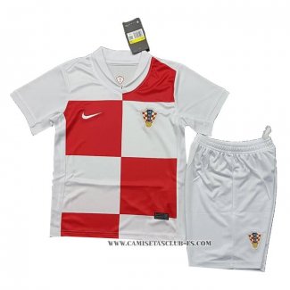 Camiseta Primera Croacia Nino 2024