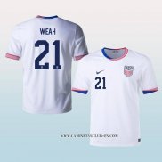 Camiseta Primera Estados Unidos Jugador Weah 2024