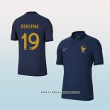 Camiseta Primera Francia Jugador Benzema 2022