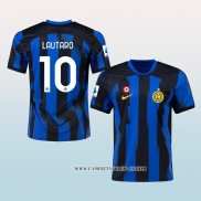 Camiseta Primera Inter Milan Jugador Lautaro 23-24