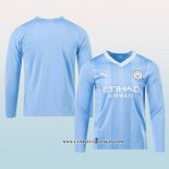 Camiseta Primera Manchester City 23-24 Manga Larga