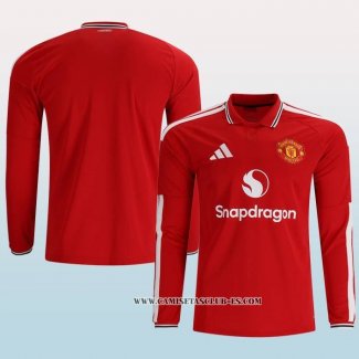 Camiseta Primera Manchester United 26-27 Manga Larga