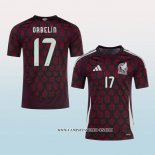 Camiseta Primera Mexico Jugador Orbelin 2024