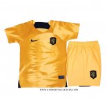 Camiseta Primera Paises Bajos Nino 2022
