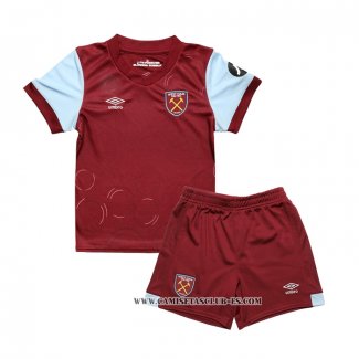 Camiseta Primera West Ham Nino 23-24