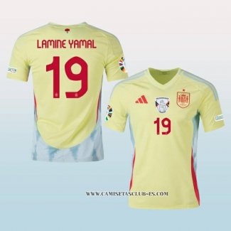 Camiseta Segunda Espana Jugador Lamine Yamal 2024