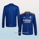 Camiseta Segunda Real Madrid 21-22 Manga Larga