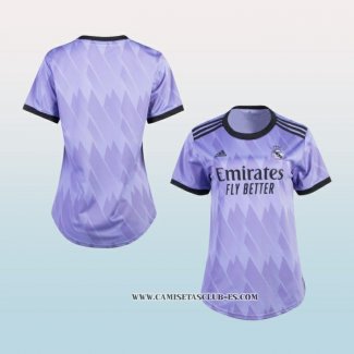Camiseta Segunda Real Madrid Mujer 22-23