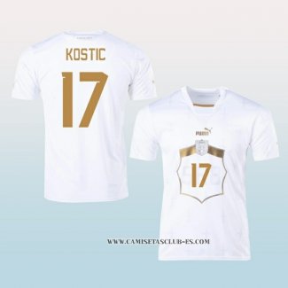 Camiseta Segunda Serbia Jugador Kostic 2022