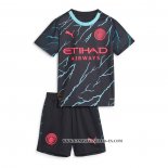 Camiseta Tercera Manchester City Nino 23-24