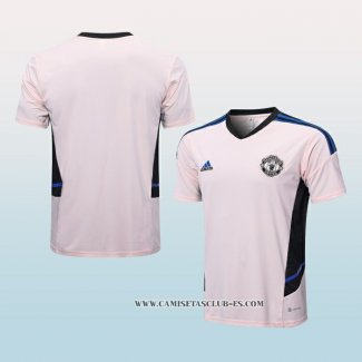 Camiseta de Entrenamiento Manchester United 22-23 Rosa