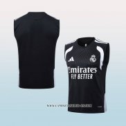 Camiseta de Entrenamiento Real Madrid 25-26 Sin Mangas Negro