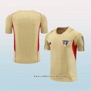 Camiseta de Entrenamiento Sao Paulo 23-24 Amarillo