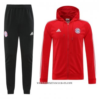 Chandal con Capucha del Bayern Munich 22-23 Rojo