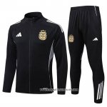 Chandal de Chaqueta del Argentina 25-26 Negro