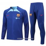 Chandal de Chaqueta del Barcelona 22-23 Azul