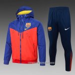 Chandal de Rompevientos del Barcelona 24-25 Rojo