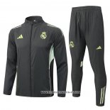 Chandal de Rompevientos del Real Madrid 25-26 Gris Verde