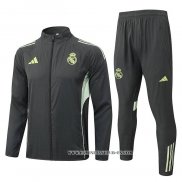 Chandal de Rompevientos del Real Madrid 25-26 Gris Verde
