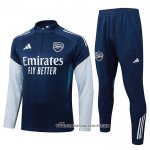 Chandal de Sudadera del Arsenal 25-26 Azul Gris