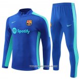 Chandal de Sudadera del Barcelona Nino 23-24 Azul