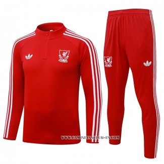 Chandal de Sudadera del Liverpool 26-27 Rojo