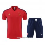 Chandal del Ajax 22-23 Manga Corta Rojo - Pantalon Corto