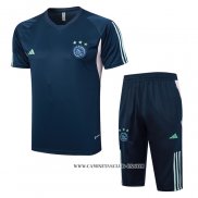 Chandal del Ajax 23-24 Manga Corta Azul - Pantalon Corto