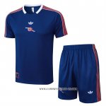 Chandal del Arsenal 25-26 Manga Corta Azul - Pantalon Corto