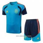 Chandal del Espana 26-27 Manga Corta Azul - Pantalon Corto