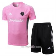 Chandal del Inter Miami 25-26 Manga Corta Rosa - Pantalon Corto