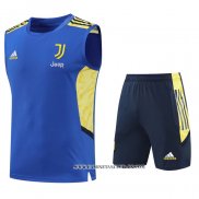 Chandal del Juventus 22-23 Sin Mangas Azul