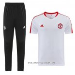 Chandal del Manchester United 23-24 Manga Corta Blanco