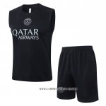 Chandal del Paris Saint-Germain 25-26 Sin Mangas Negro