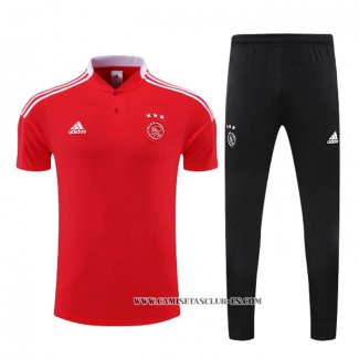 Conjunto Polo del Ajax 22-23 Rojo